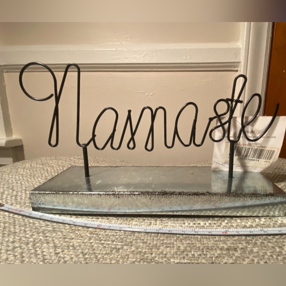 Namaste Namaskar Word Yogi Yoga Hippie Boho Home Decor